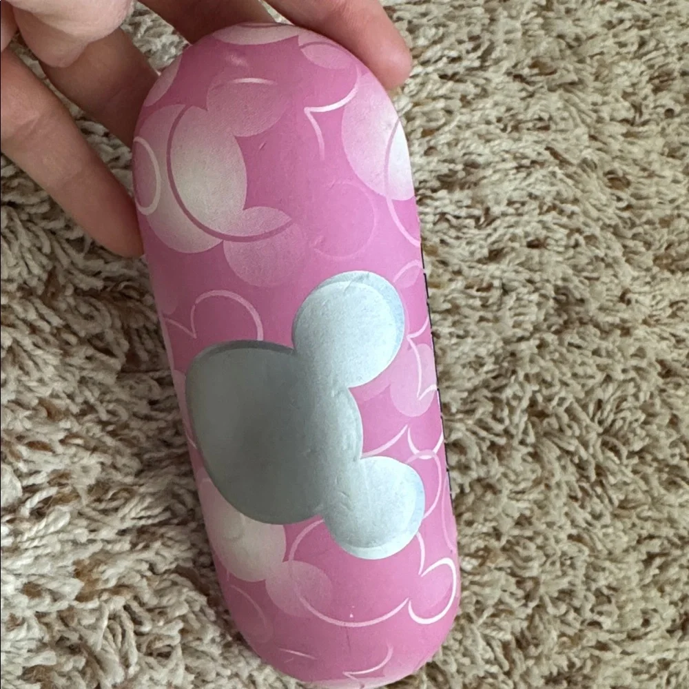 Disney Pink and Silver Mickey Mouse Glasses Case